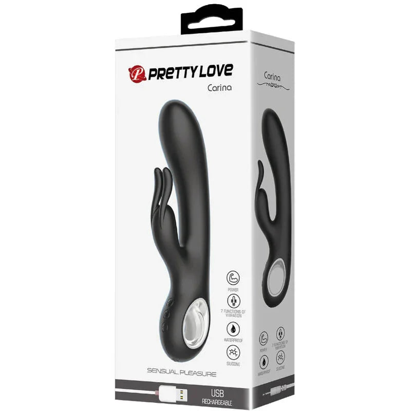 PRETTY LOVE - CARINA VIBRADOR ESTIMULADOR DE CLITORIS Y PUNTO G - Nuvica
