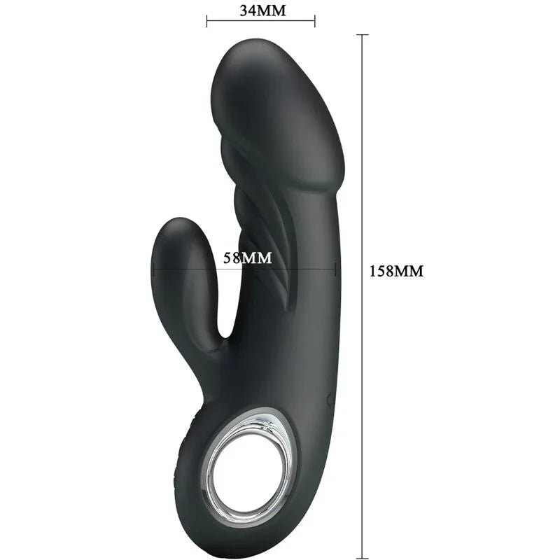 PRETTY LOVE - ANSEL VIBRADOR ESTIMULADOR PUNTO G Y CLITORIS - Nuvica