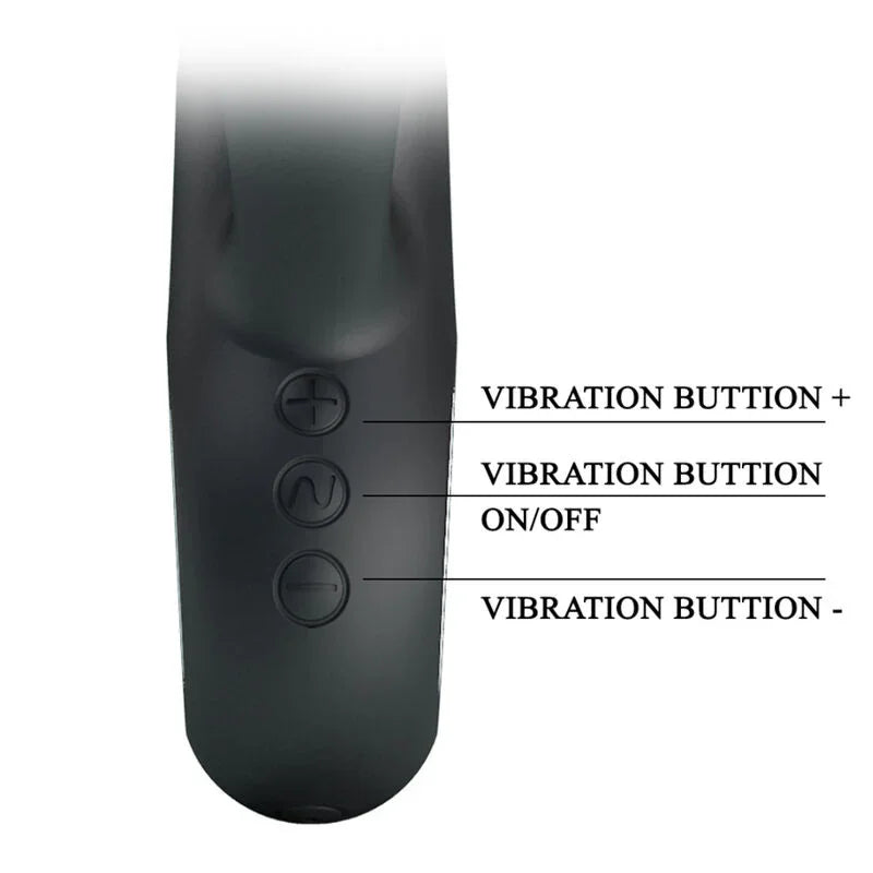 PRETTY LOVE - ANSEL VIBRADOR ESTIMULADOR PUNTO G Y CLITORIS - Nuvica
