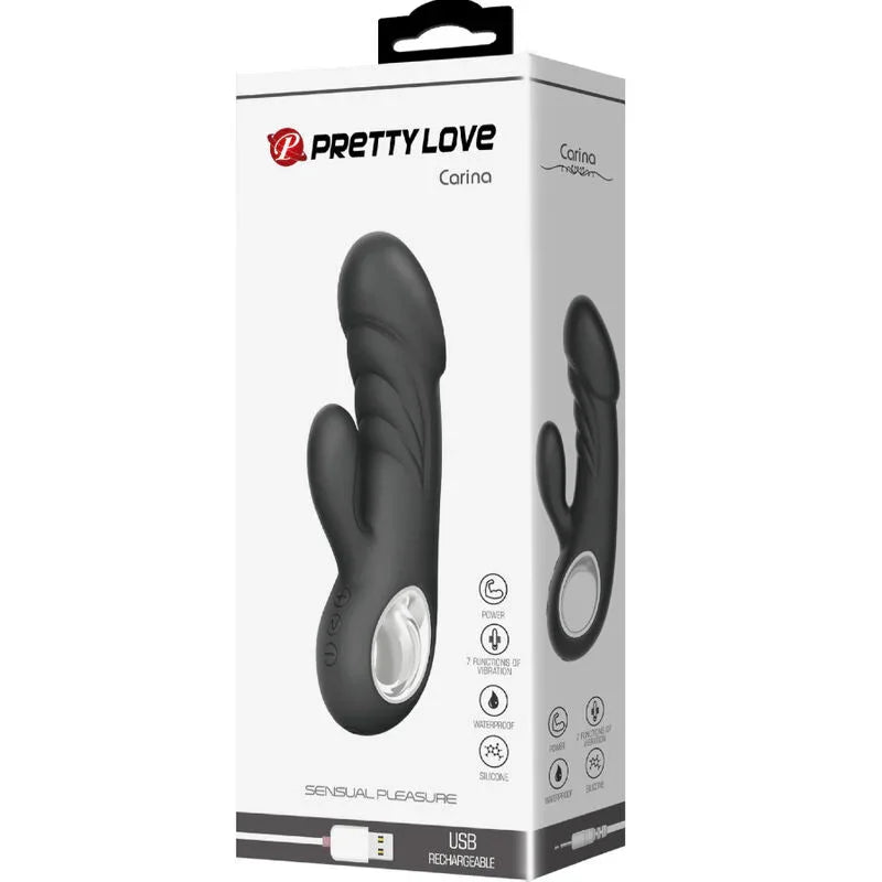 PRETTY LOVE - ANSEL VIBRADOR ESTIMULADOR PUNTO G Y CLITORIS - Nuvica