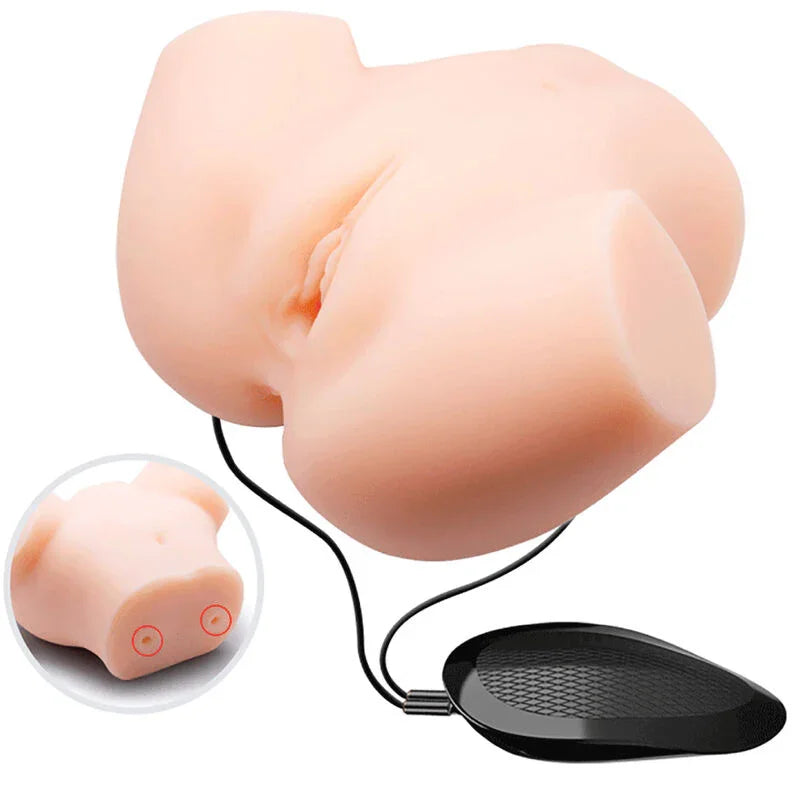 CRAZY BULL - VAGINA Y ANO REALÍSTICOS DOBLE VIBRACIÓN - Nuvica