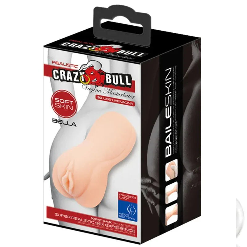 CRAZY BULL - BELLA MASTUBADOR EN FORMA DE VAGINA - Nuvica