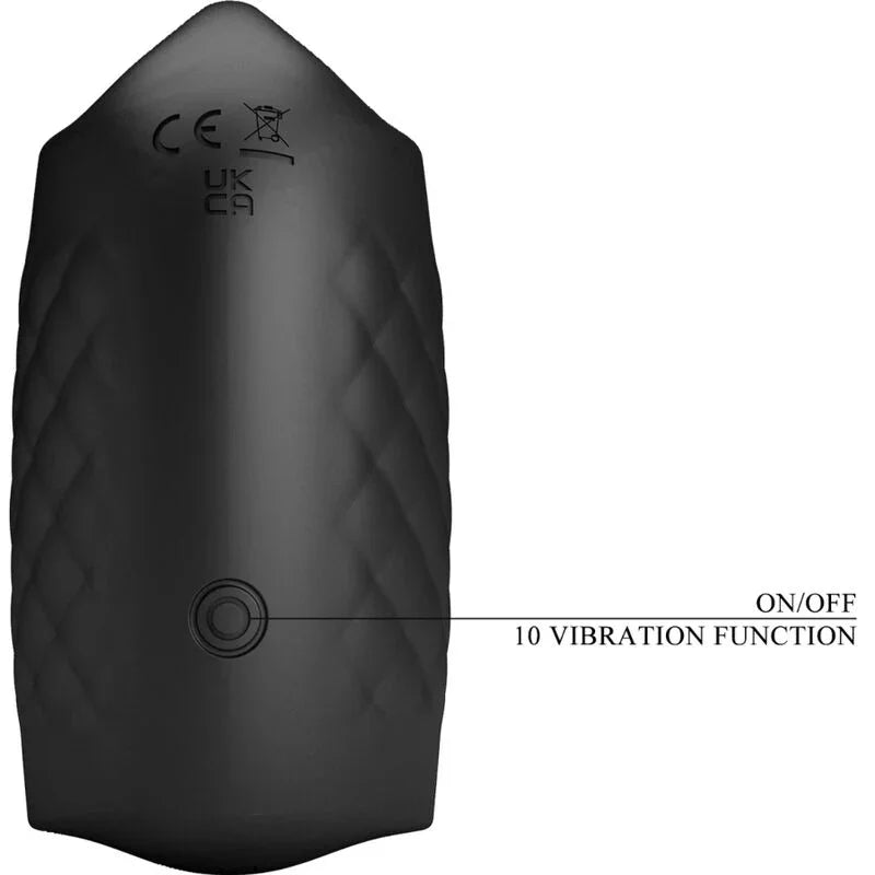 PRETTY LOVE - MASTURBADOR MANUAL PARA GLANDE VIBRADOR RECARGABLE - Nuvica