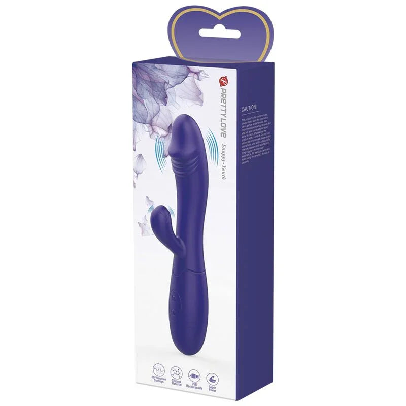 PRETTY LOVE - SNAPPY YOUTH VIBRADOR & ESTIMULADOR PUNTOG VIOLETA - Nuvica