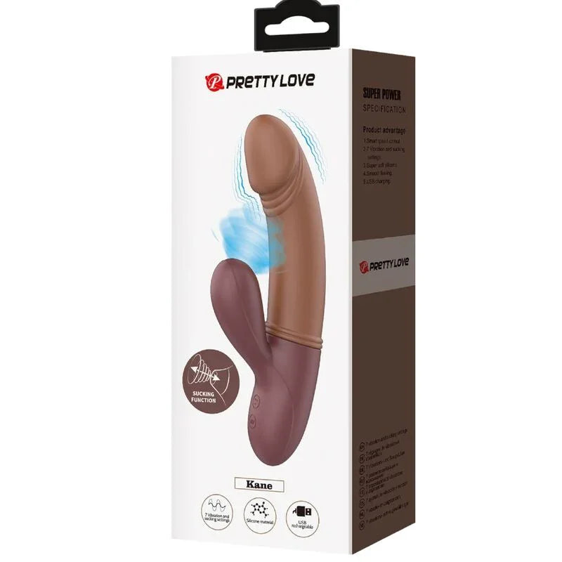 PRETTY LOVE - KANE VIBRADOR PUNTOG & ONDAS ESTIMULADORAS - Nuvica