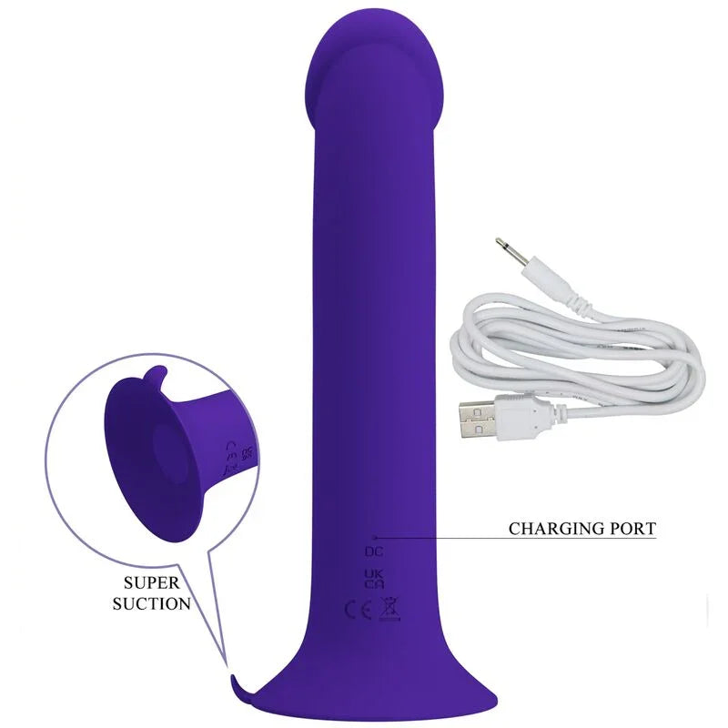 PRETTY LOVE - MURRAY YOUTH DILDO VIBRADOR & RECARGABLE VIOLETA - Nuvica