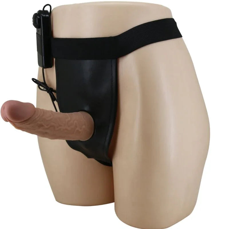 PRETTY LOVE - HARNESS BRIEFS CON VIBRACIÓN DILDO INCLUIDO - Nuvica