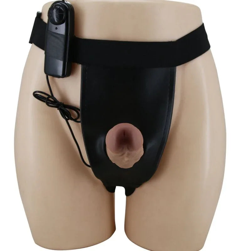 PRETTY LOVE - HARNESS BRIEFS CON VIBRACIÓN DILDO INCLUIDO - Nuvica