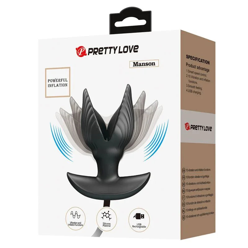 PRETTY LOVE - PLUG ANAL INFLABLE & RECARGABLE - Nuvica