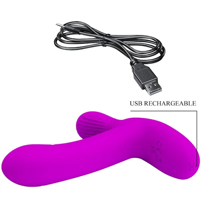 PRETTY LOVE - GERI MASAJEADOR CLITORIS CONTROL REMOTO ROSA - Nuvica