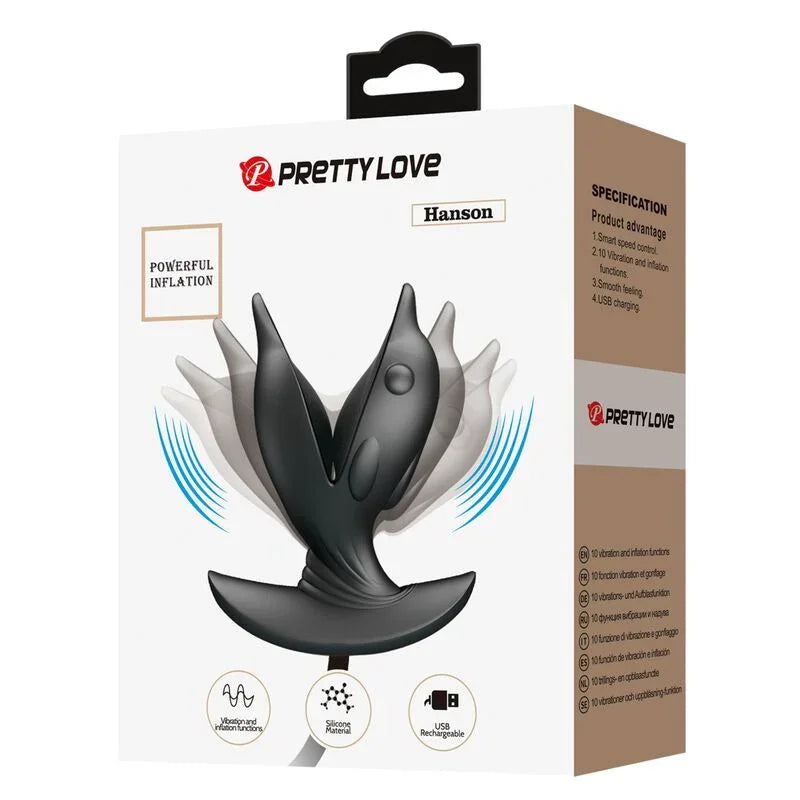 PRETTY LOVE - PLUG ANAL DELFIN INFLABLE & RECARGABLE - Nuvica
