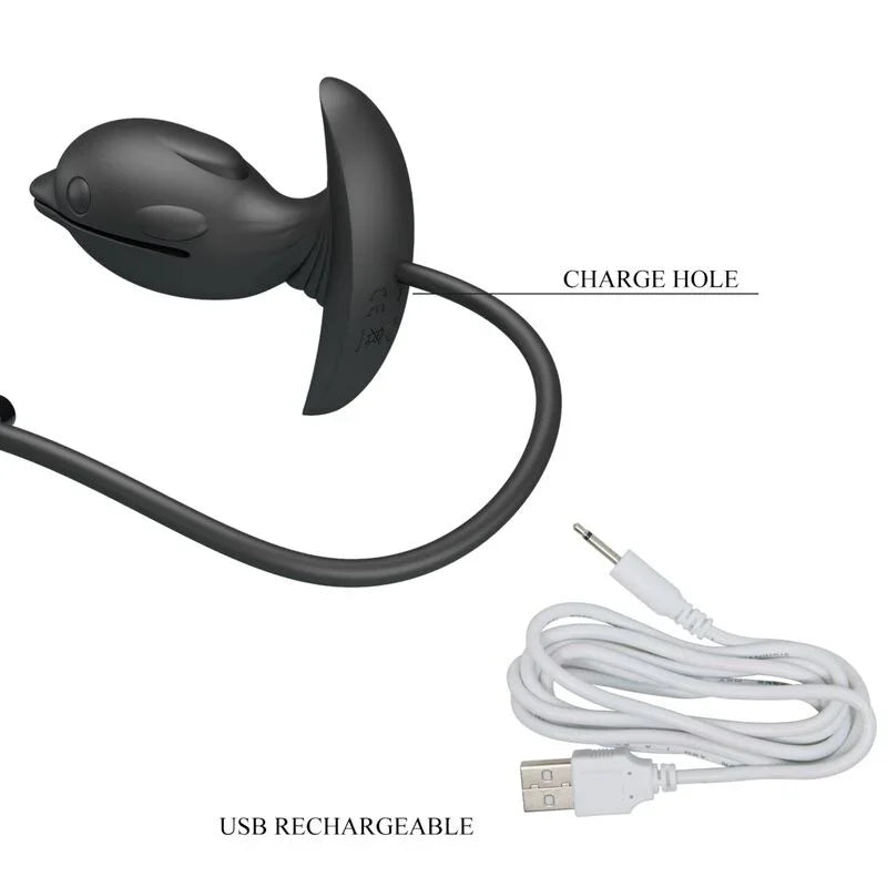 PRETTY LOVE - PLUG ANAL DELFIN INFLABLE & RECARGABLE - Nuvica