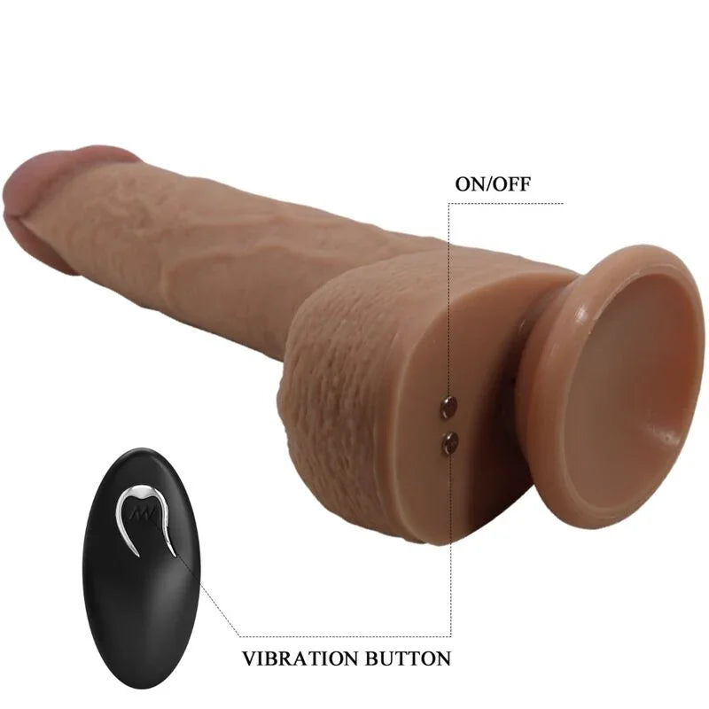 PRETTY LOVE - TOMMY DILDO REALISTA VIBRADOR 22.5 CM - Nuvica