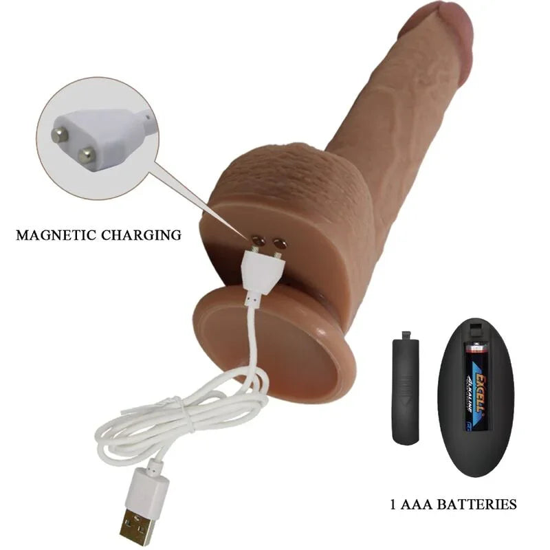 PRETTY LOVE - TOMMY DILDO REALISTA VIBRADOR 22.5 CM - Nuvica