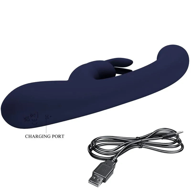 PRETTY LOVE - LAMAR VIBRADOR RABBIT & PUNTO G AZUL - Nuvica