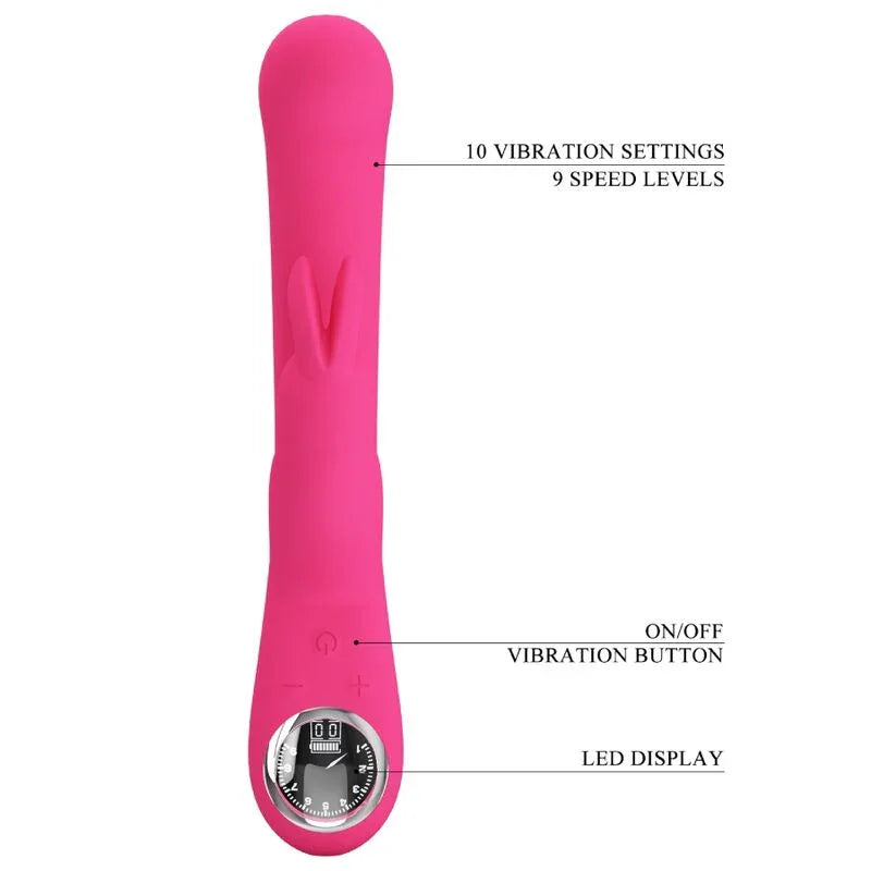PRETTY LOVE - LAMAR VIBRADOR RABBIT & PUNTO G ROSA - Nuvica