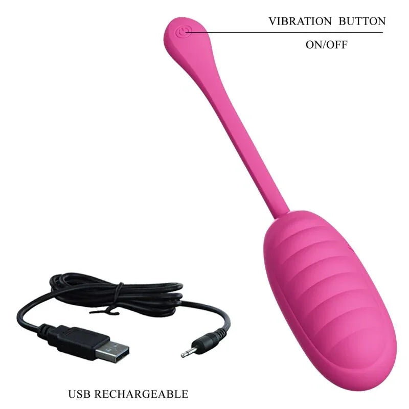 PRETTY LOVE - CATALINA HUEVO VIBRADOR RECARGABLE ROSA - Nuvica