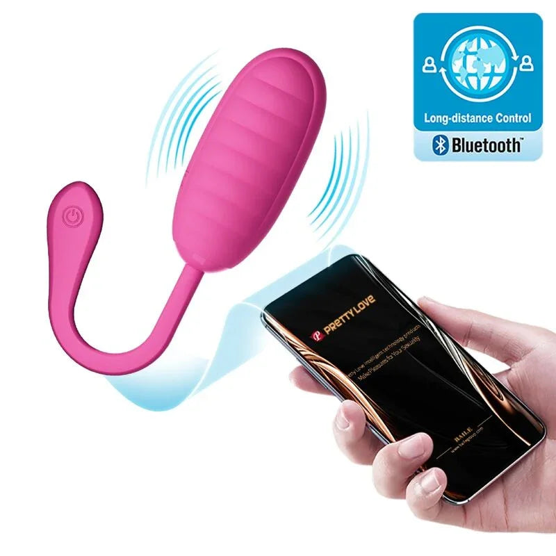 PRETTY LOVE - CATALINA HUEVO VIBRADOR RECARGABLE ROSA - Nuvica