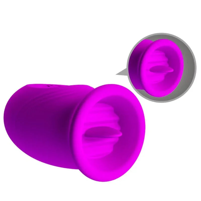 PRETTY LOVE - DAISY HUEVO DUAL VIBRADOR RECARGABLE MORADO - Nuvica