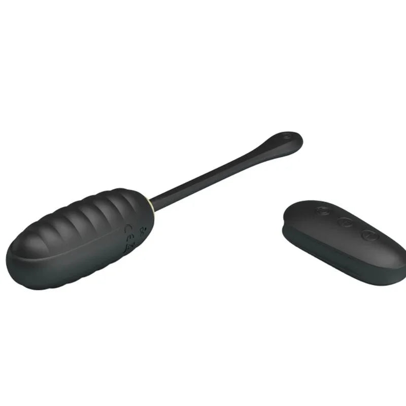 PRETTY LOVE - DOREEN HUEVO VIBRADOR DE LUJO RECARGABLE NEGRO CONTROL REMOTO - Nuvica