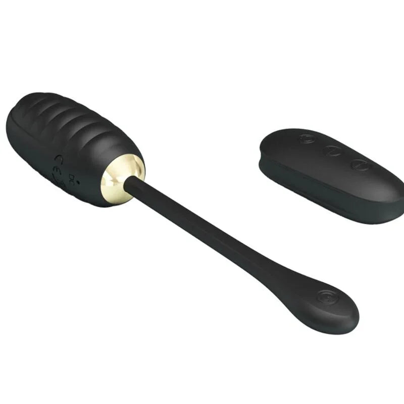 PRETTY LOVE - DOREEN HUEVO VIBRADOR DE LUJO RECARGABLE NEGRO CONTROL REMOTO - Nuvica