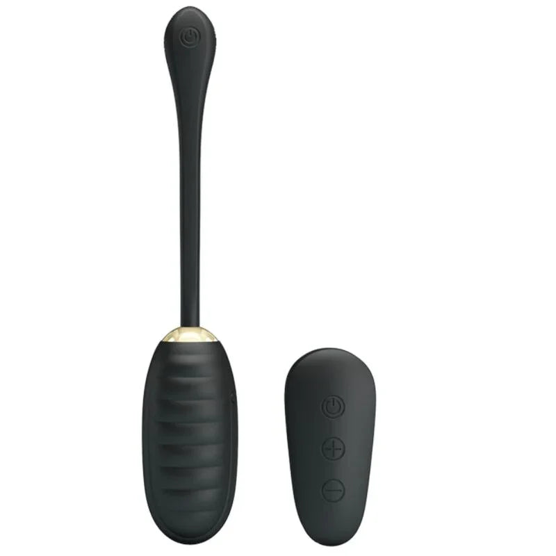 PRETTY LOVE - DOREEN HUEVO VIBRADOR DE LUJO RECARGABLE NEGRO CONTROL REMOTO - Nuvica