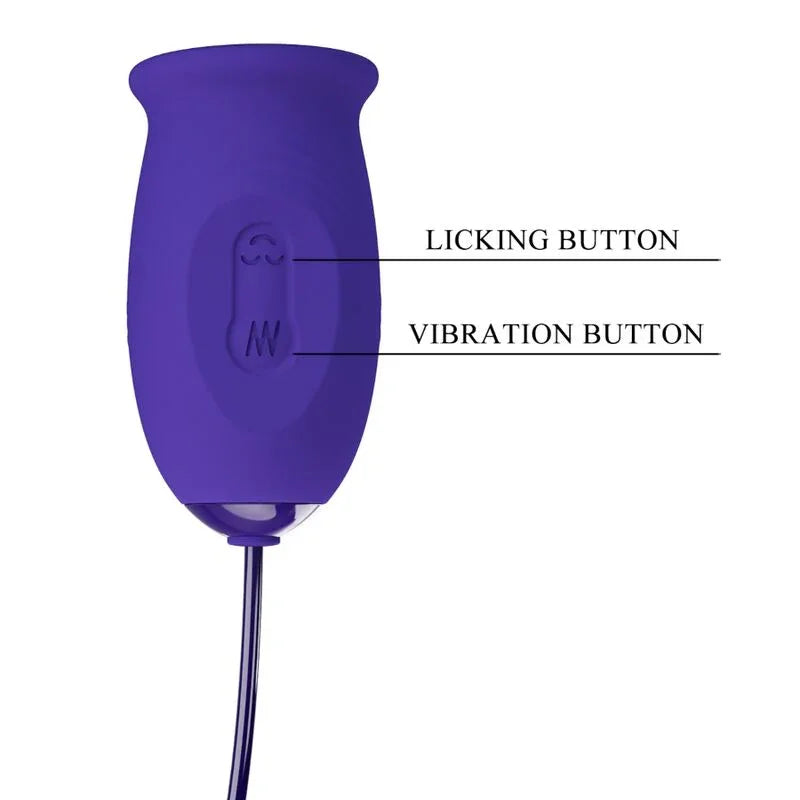 PRETTY LOVE - DAISY YOUTH ESTIMULADOR VIBRADOR RECARGABLE VIOLETA - Nuvica