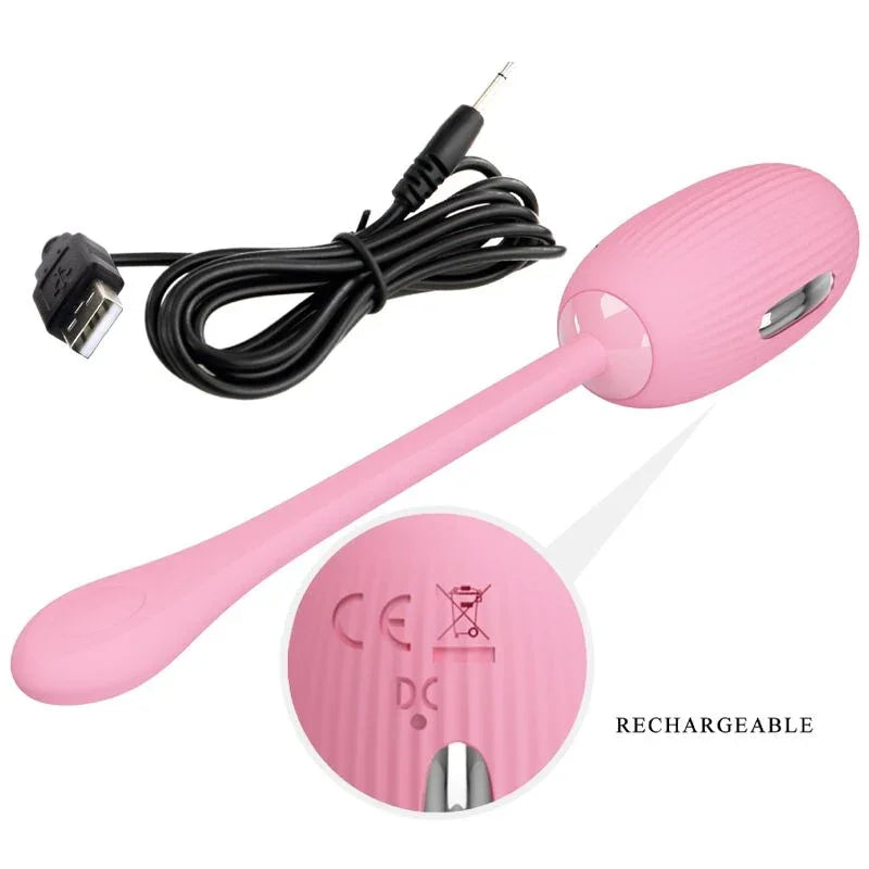 PRETTY LOVE - DOREEN HUEVO VIBRADOR RECARGABLE ROSA - Nuvica