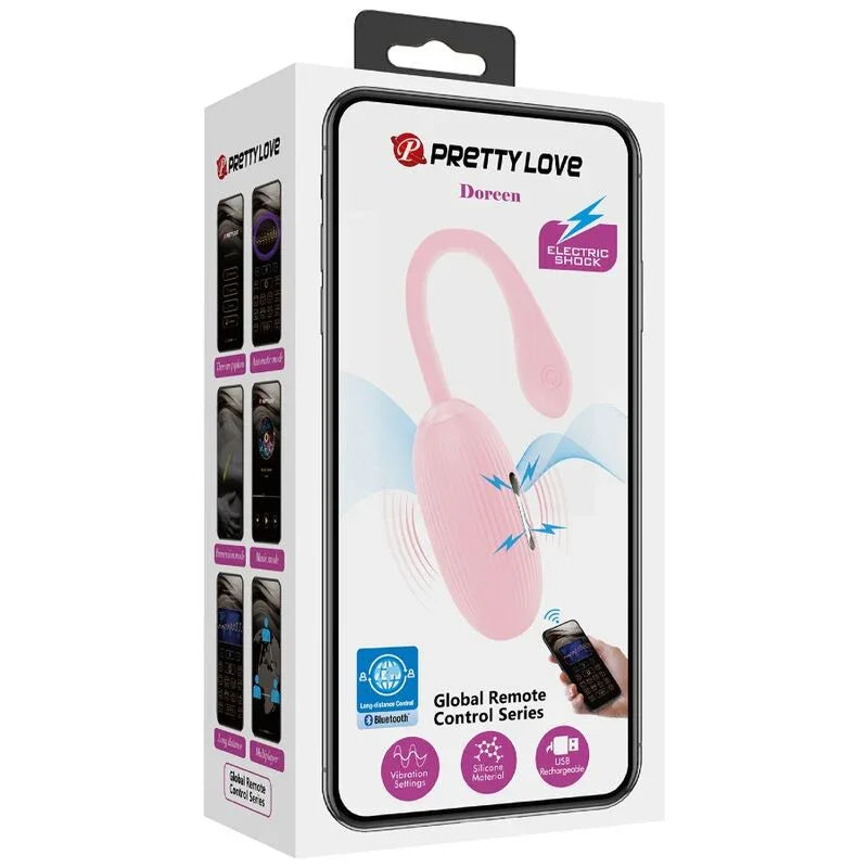 PRETTY LOVE - DOREEN HUEVO VIBRADOR RECARGABLE ROSA - Nuvica