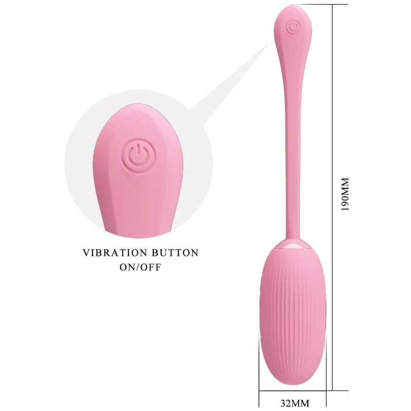 PRETTY LOVE - DOREEN HUEVO VIBRADOR RECARGABLE ROSA - Nuvica