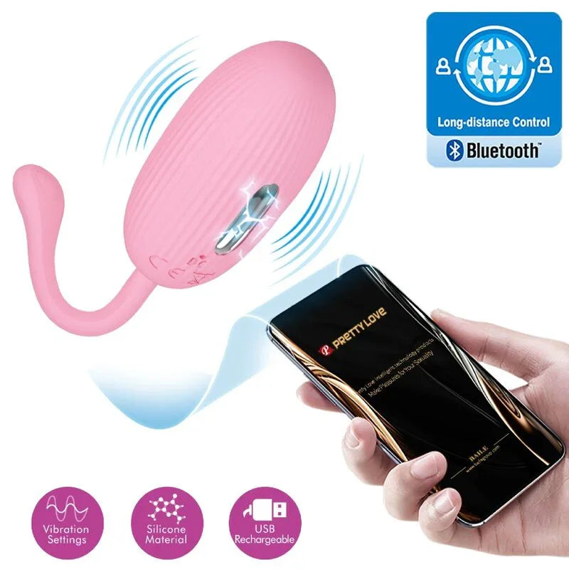 PRETTY LOVE - DOREEN HUEVO VIBRADOR RECARGABLE ROSA - Nuvica