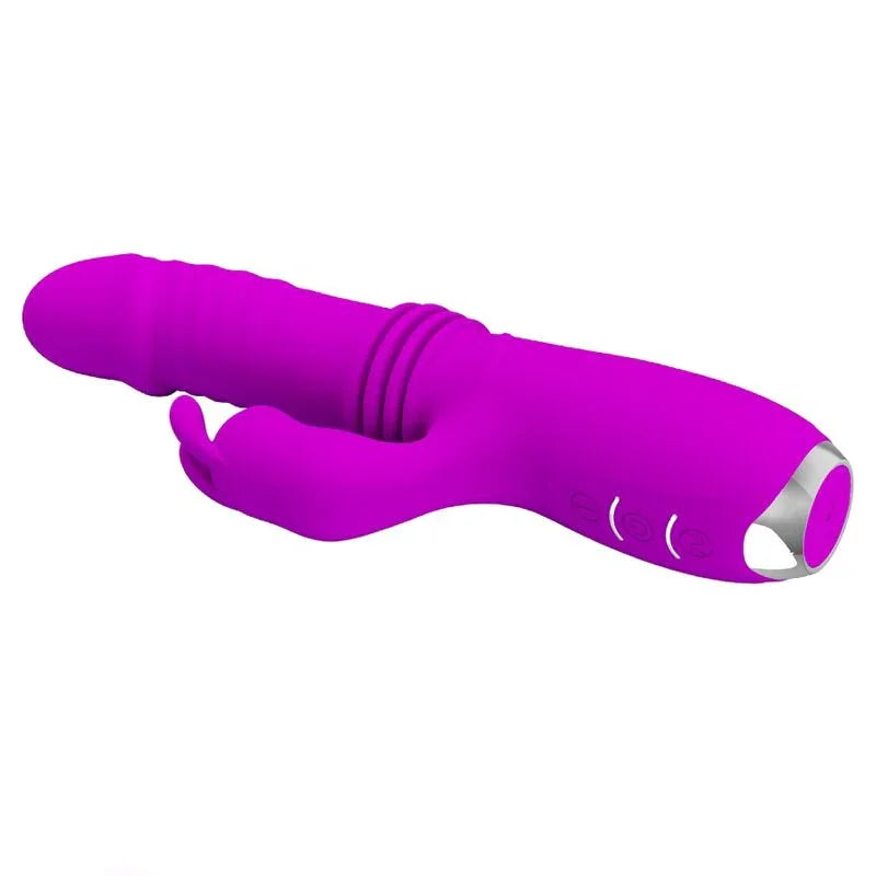 PRETTY LOVE - DOROTHY VIBRADOR CONEJO RECARGABLE MORADO - Nuvica