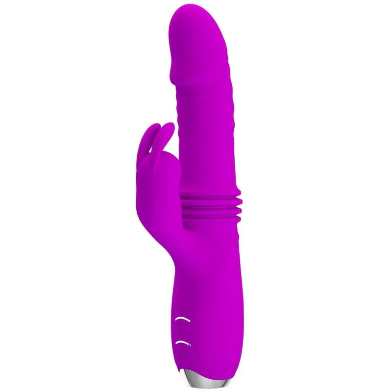 PRETTY LOVE - DOROTHY VIBRADOR CONEJO RECARGABLE MORADO - Nuvica