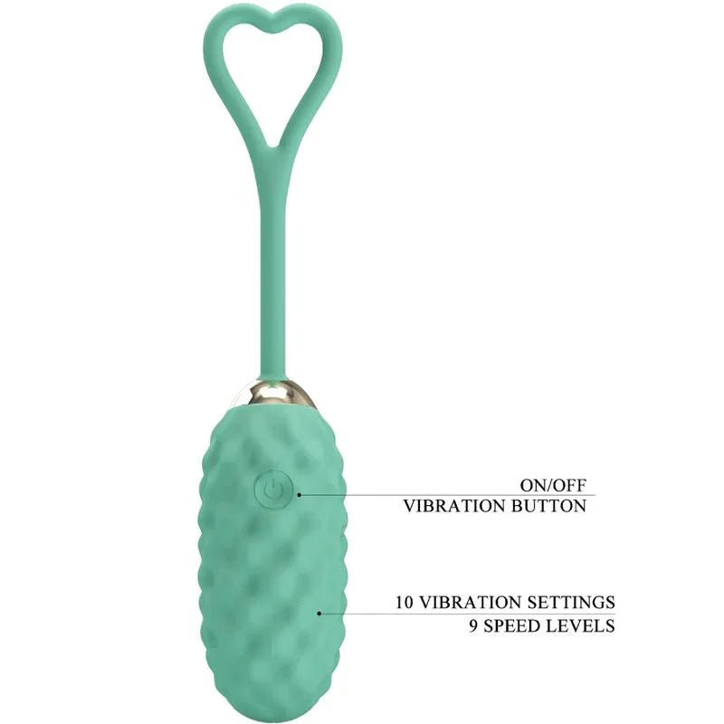 PRETTY LOVE - VIVIAN HUEVO VIBRADOR CONTROL REMOTO VERDE - Nuvica