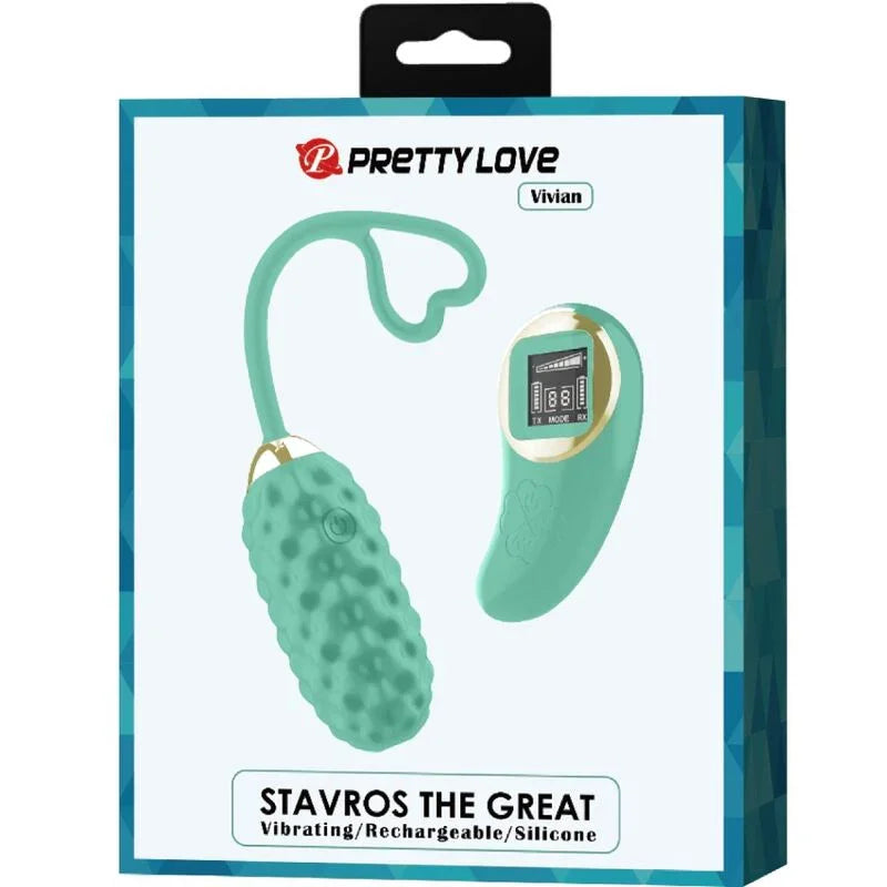 PRETTY LOVE - VIVIAN HUEVO VIBRADOR CONTROL REMOTO VERDE - Nuvica