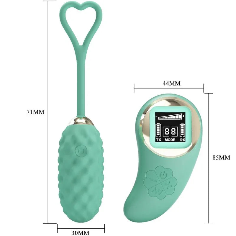 PRETTY LOVE - VIVIAN HUEVO VIBRADOR CONTROL REMOTO VERDE - Nuvica