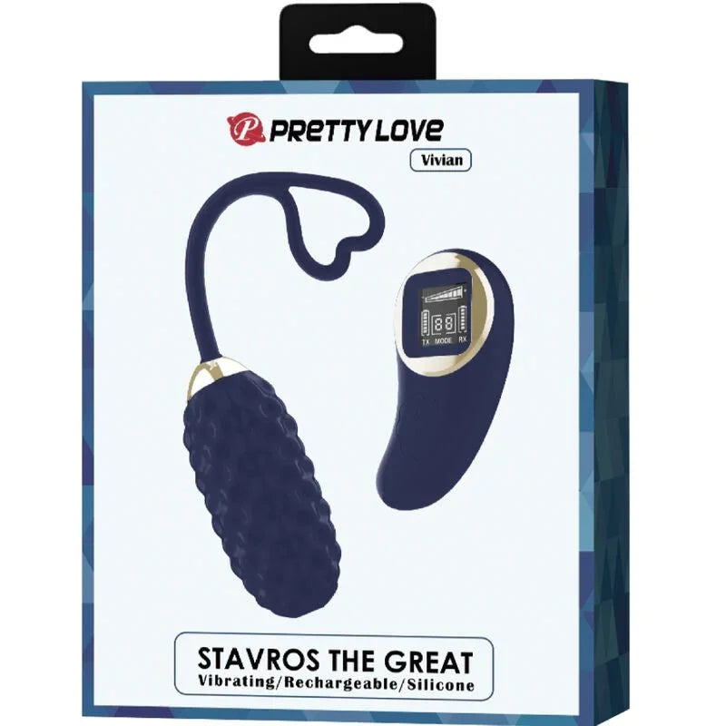 PRETTY LOVE - VIVIAN HUEVO VIBRADOR CONTROL REMOTO AZUL - Nuvica