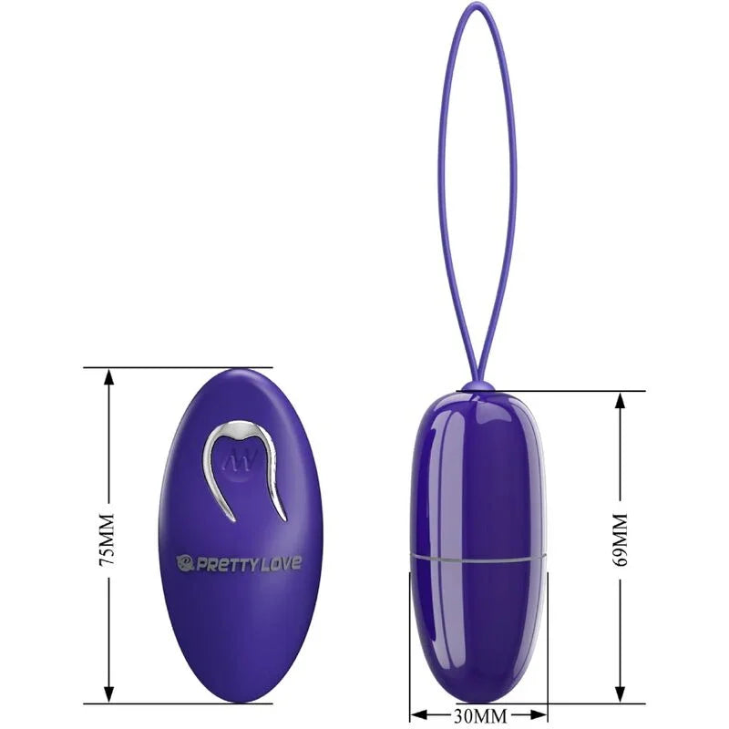 PRETTY LOVE - SELKIE YOUTH MINI HUEVO VIBRADOR CONTROL REMOTO VIOLETA - Nuvica