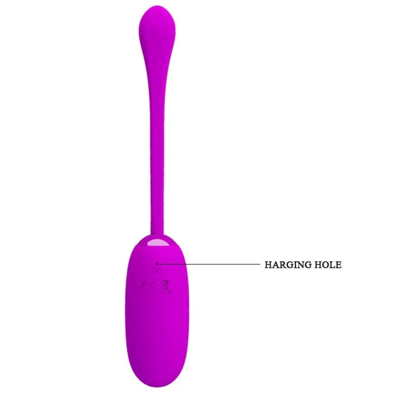 PRETTY LOVE - JULIUS HUEVO VIBRADOR IMPERMEBLE & RECARGABLE MORADO - Nuvica