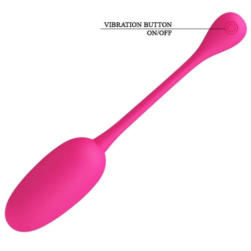 PRETTY LOVE - KNUCKER HUEVO VIBRADOR RECARGABLE ROSA - Nuvica