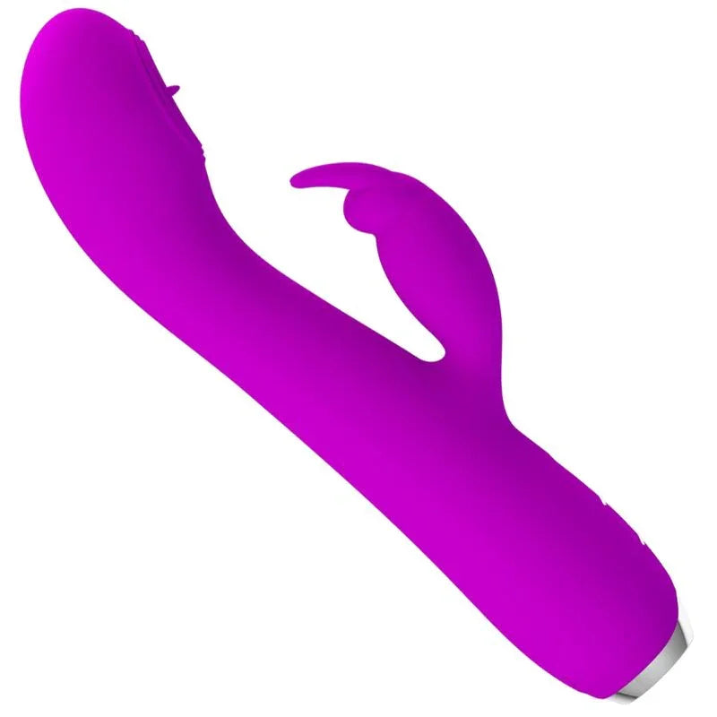 PRETTY LOVE - RACHEL VIBRADOR RECARGABLE CON ONDAS ESTIMULADORAS MORADO - Nuvica