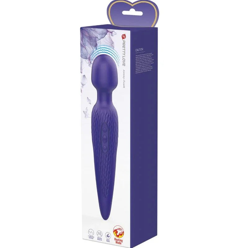 PRETTY LOVE - ANTONY YOUTH VIBRADOR WAND EFECTO CALOR VIOLETA - Nuvica