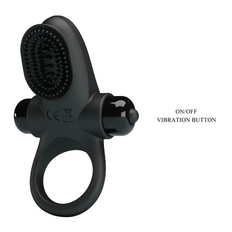 PRETTY LOVE - ANILLO VIBRADOR II PARA PENE NEGRO - Nuvica