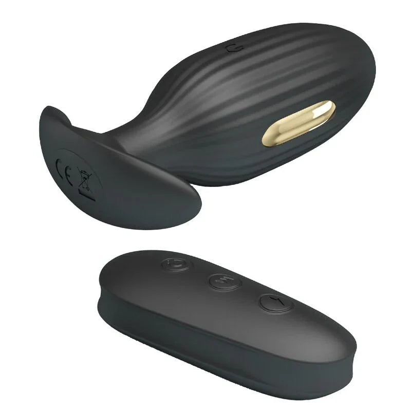 PRETTY LOVE - KELLY PLUG ANAL VIBRADOR RECARGABLE NEGRO - Nuvica