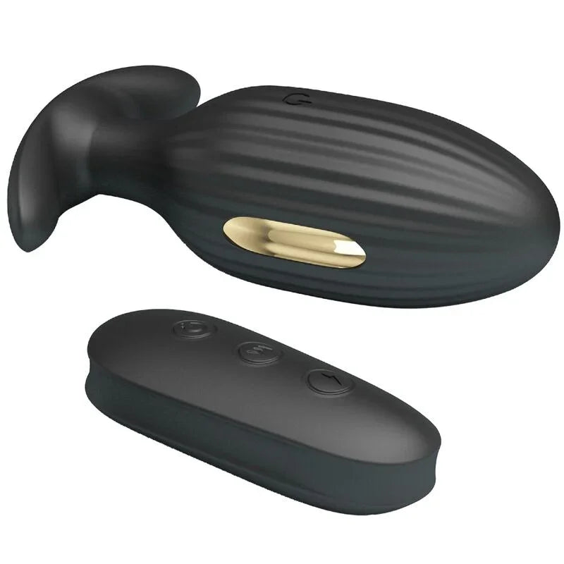 PRETTY LOVE - KELLY PLUG ANAL VIBRADOR RECARGABLE NEGRO - Nuvica