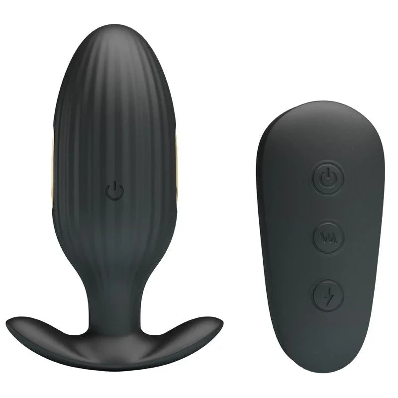 PRETTY LOVE - KELLY PLUG ANAL VIBRADOR RECARGABLE NEGRO - Nuvica