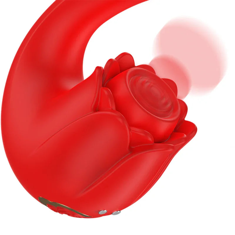 MIA - SELENA ESTIMULADOR VIBRATING + TAPPING ROJO - Nuvica