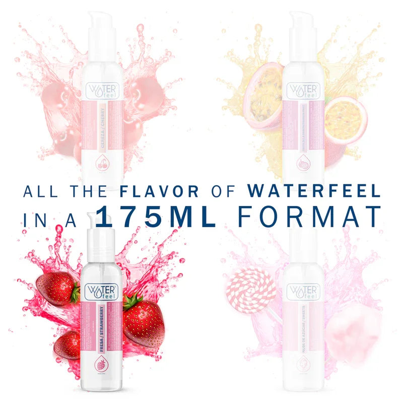 WATERFEEL - LUBRICANTE BASE AGUA FRESA 175 ML - Nuvica