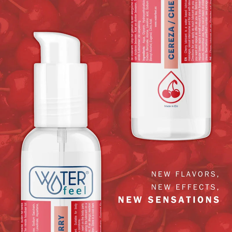 WATERFEEL - LUBRICANTE CEREZA 175 ML - Nuvica