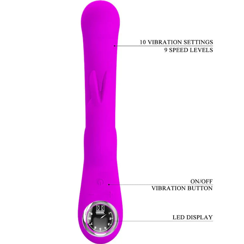 PRETTY LOVE - LAMAR VIBRADOR RABBIT & PUNTO G VIOLETA - Nuvica